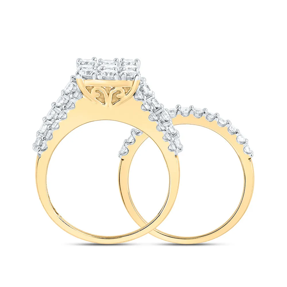 10k Yellow Gold Bridal Set