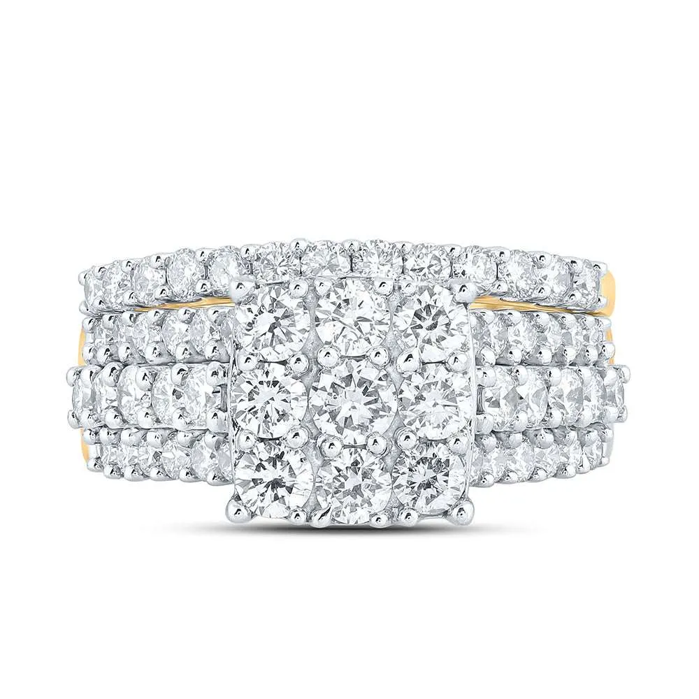 10k Yellow Gold Bridal Set