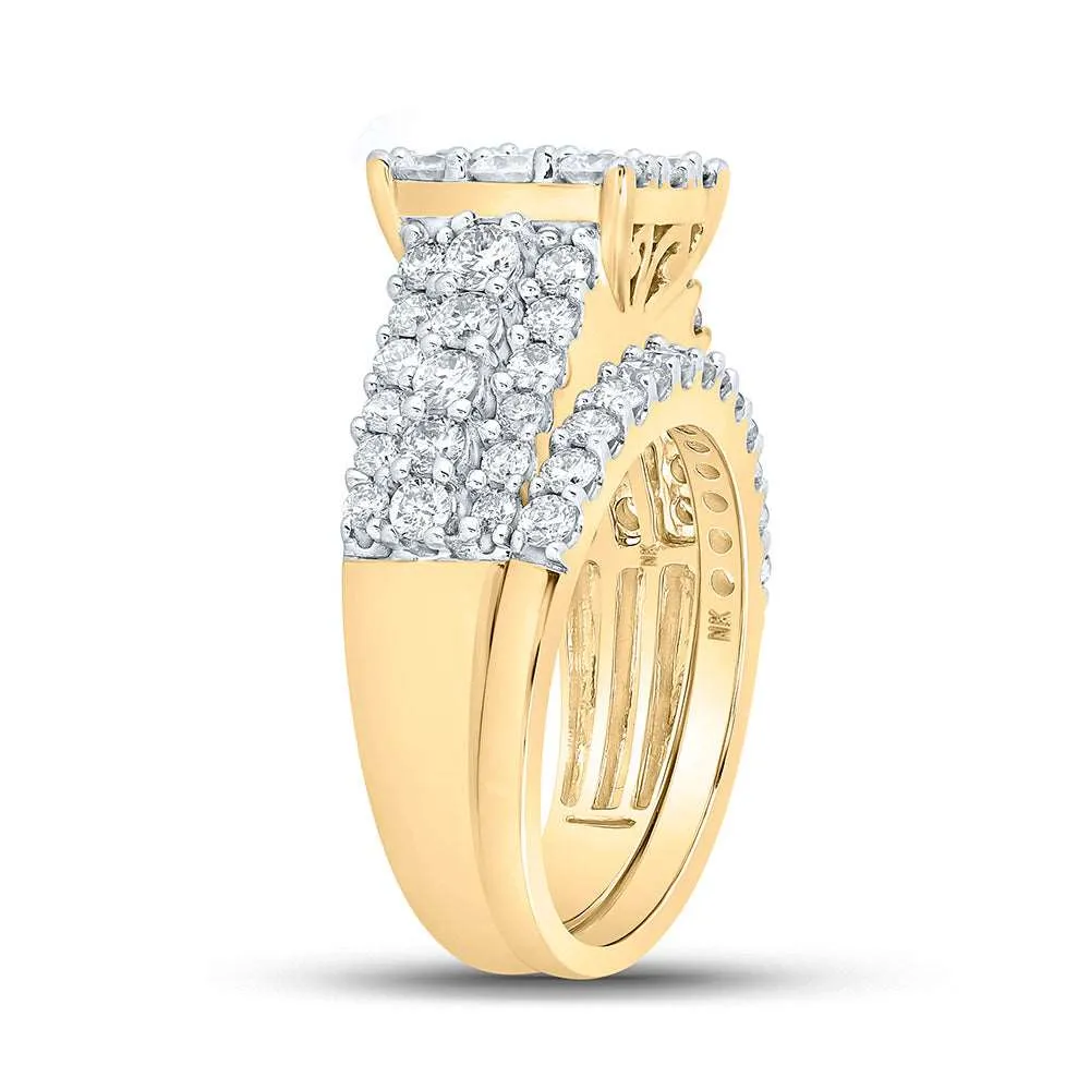 10k Yellow Gold Bridal Set