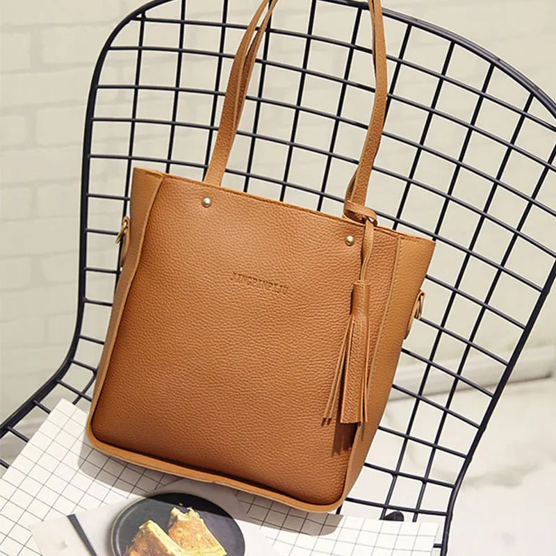 3 Pcs PU Leather Handbags Female Bag bolsa luxury crossbody bolsas clutches sac designer cross messenger mini famous femme purse