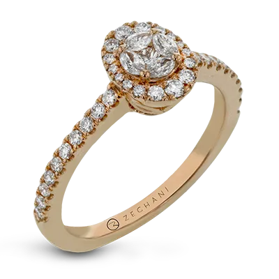 .50ct 14k Rose Gold Engagement Ring