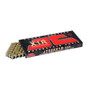 520X1R CHAIN 120L O'RING (GOLD/BLACK) (JTC520X1RGB120DL)