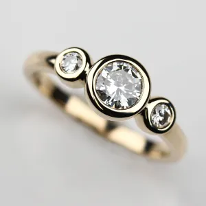 5mm Three Stone Ring