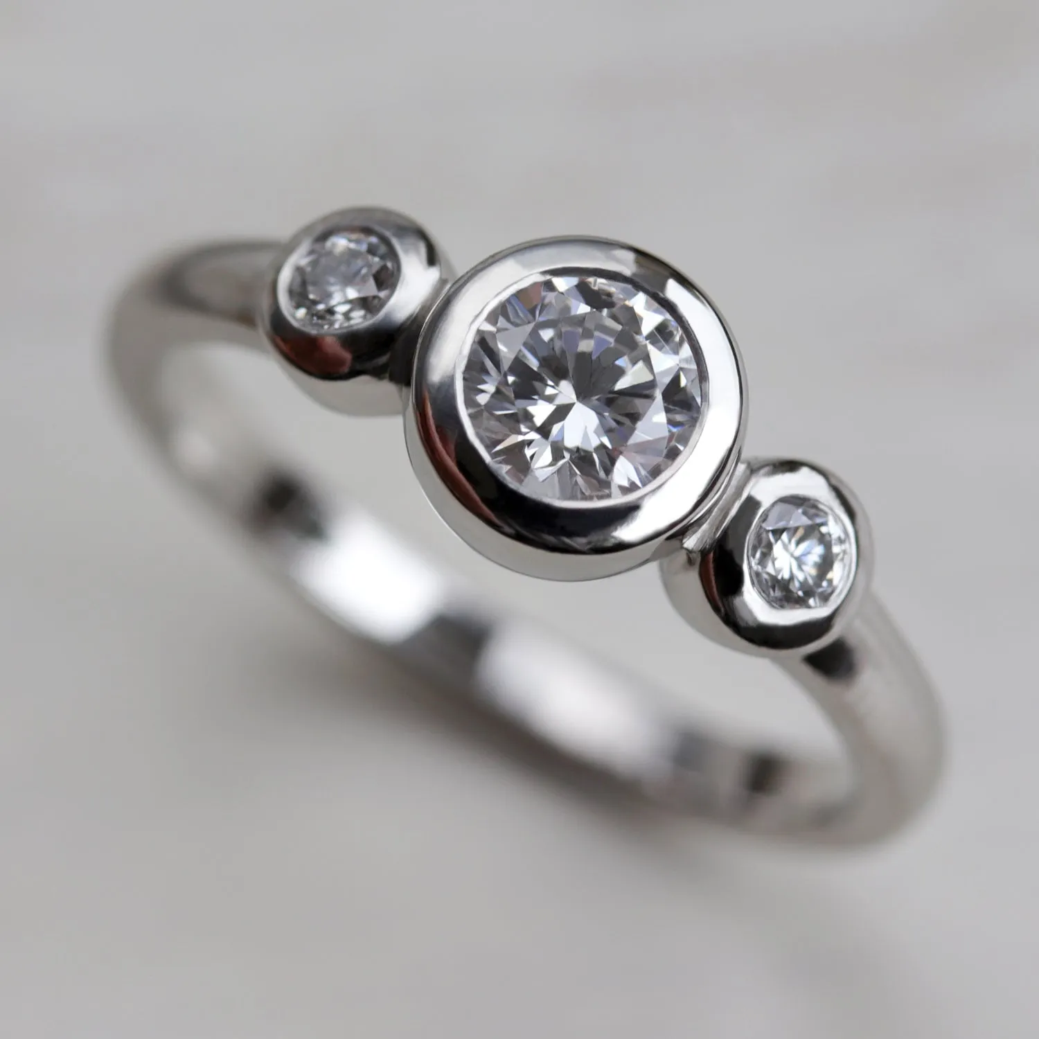 5mm Three Stone Ring