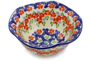 5" Dessert Bowl - Red Chains