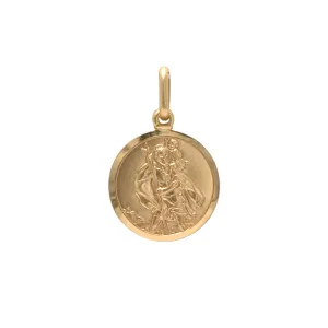 9ct Yellow Gold St.Christopher Pendant