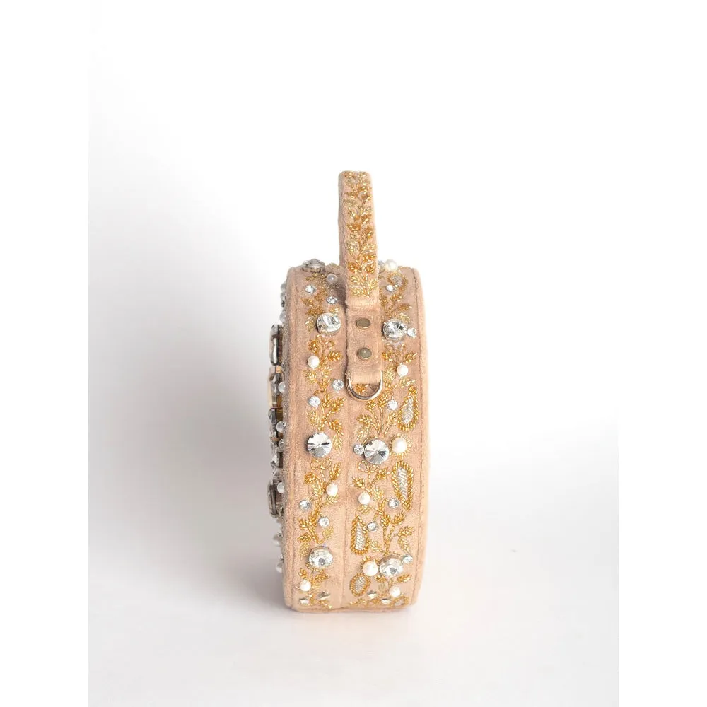 Adora By Ankita Gold Nafisah Clutch Bag