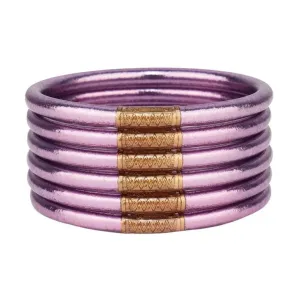All Weather Bangles Set of 6 - Lila