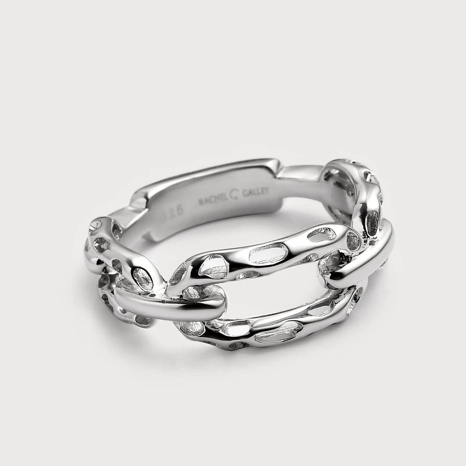 Allegro Link Drop Earrings   Allegro Big Link Ring