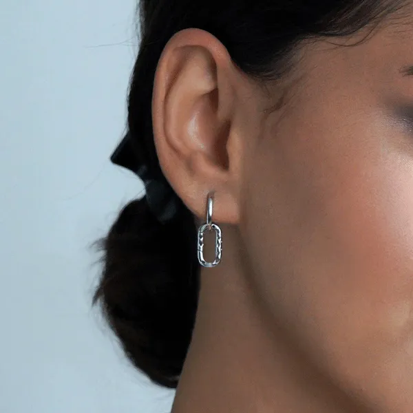 Allegro Link Drop Earrings   Allegro Big Link Ring