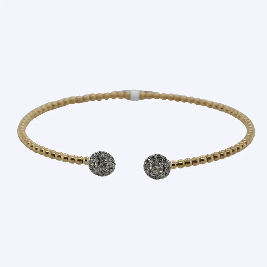 Aubrielle Open Diamond Bangle