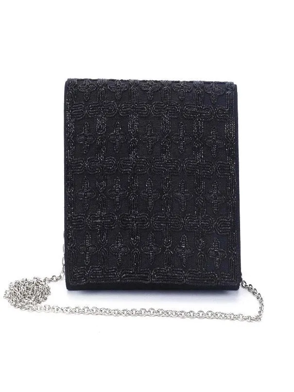 Black Jaal Clutch Bag