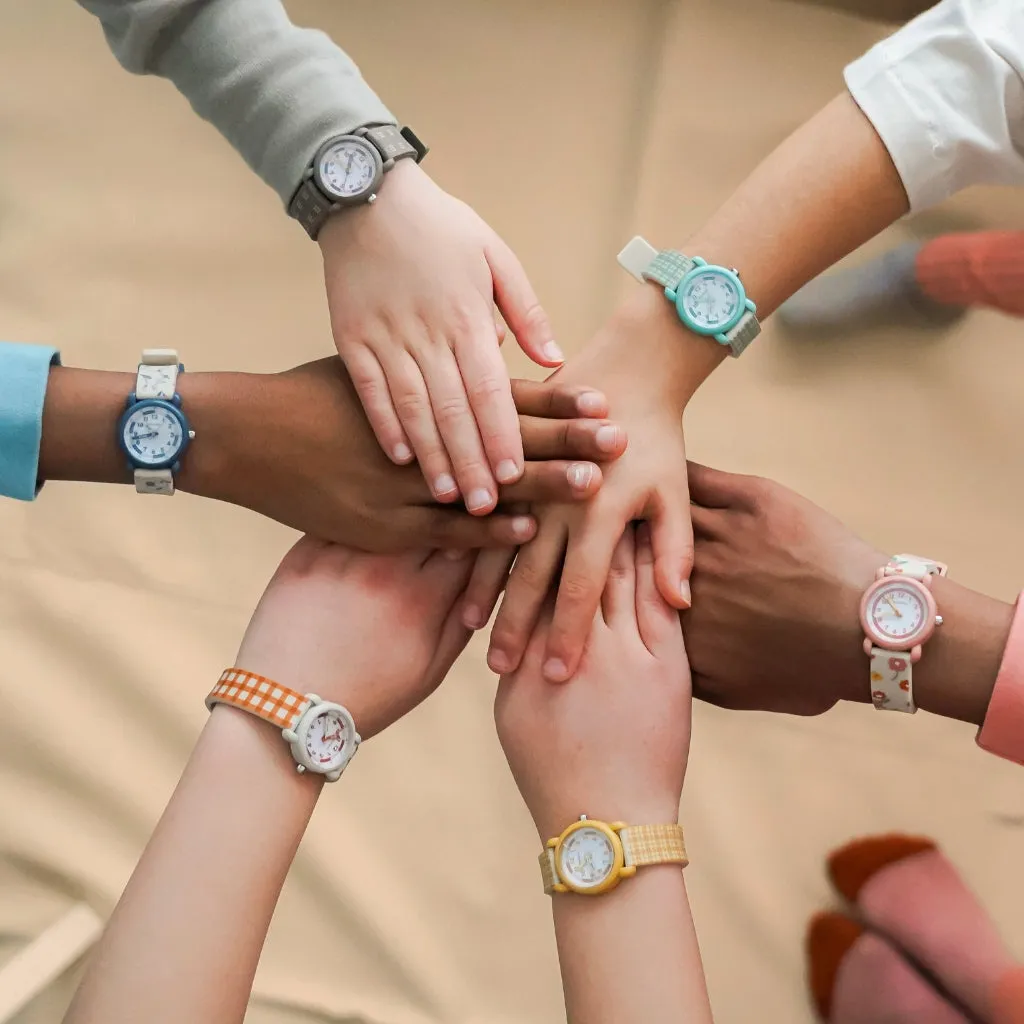 Classic Watches | Silicone   Stainless Steel | Scandi Floral