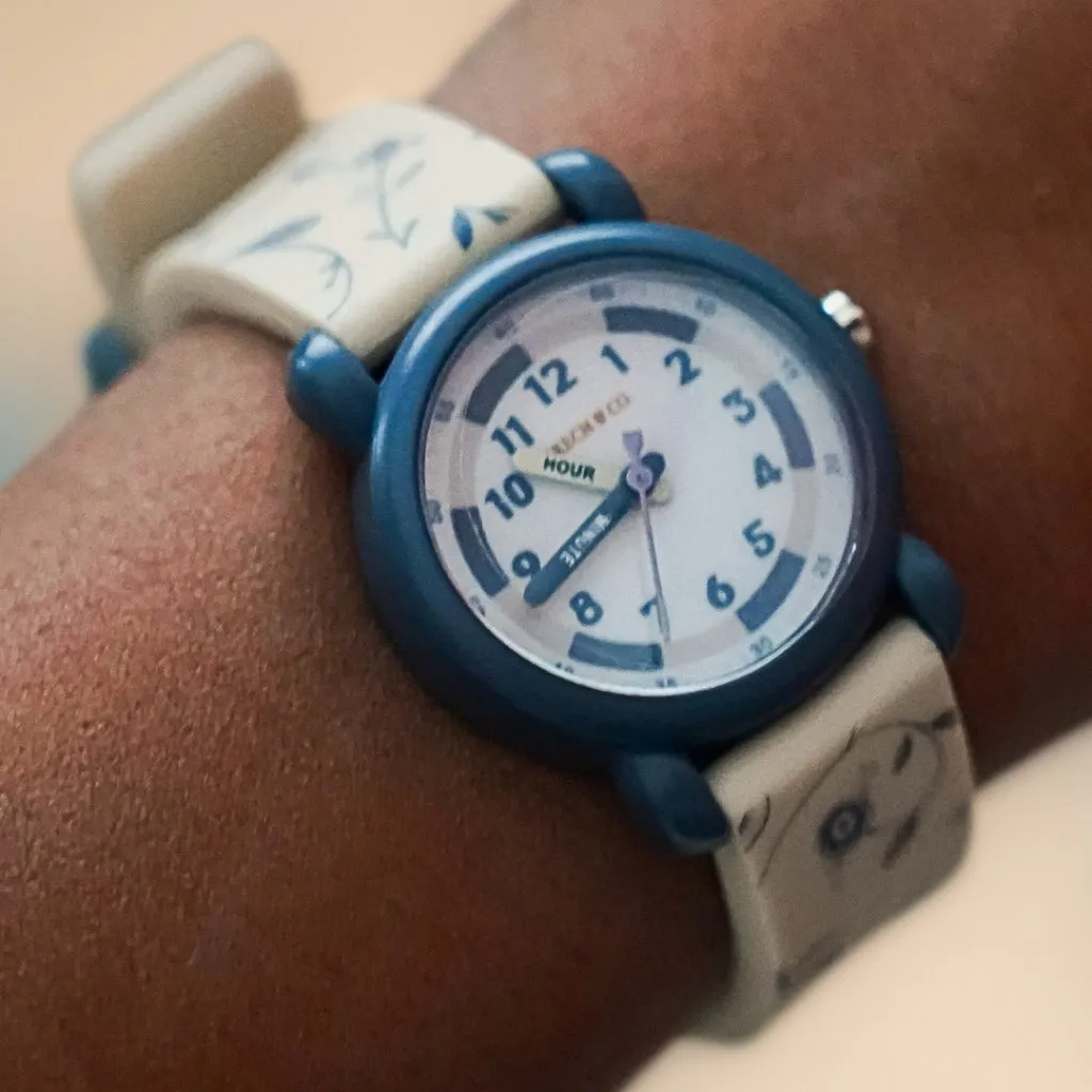 Classic Watches | Silicone   Stainless Steel | Scandi Floral