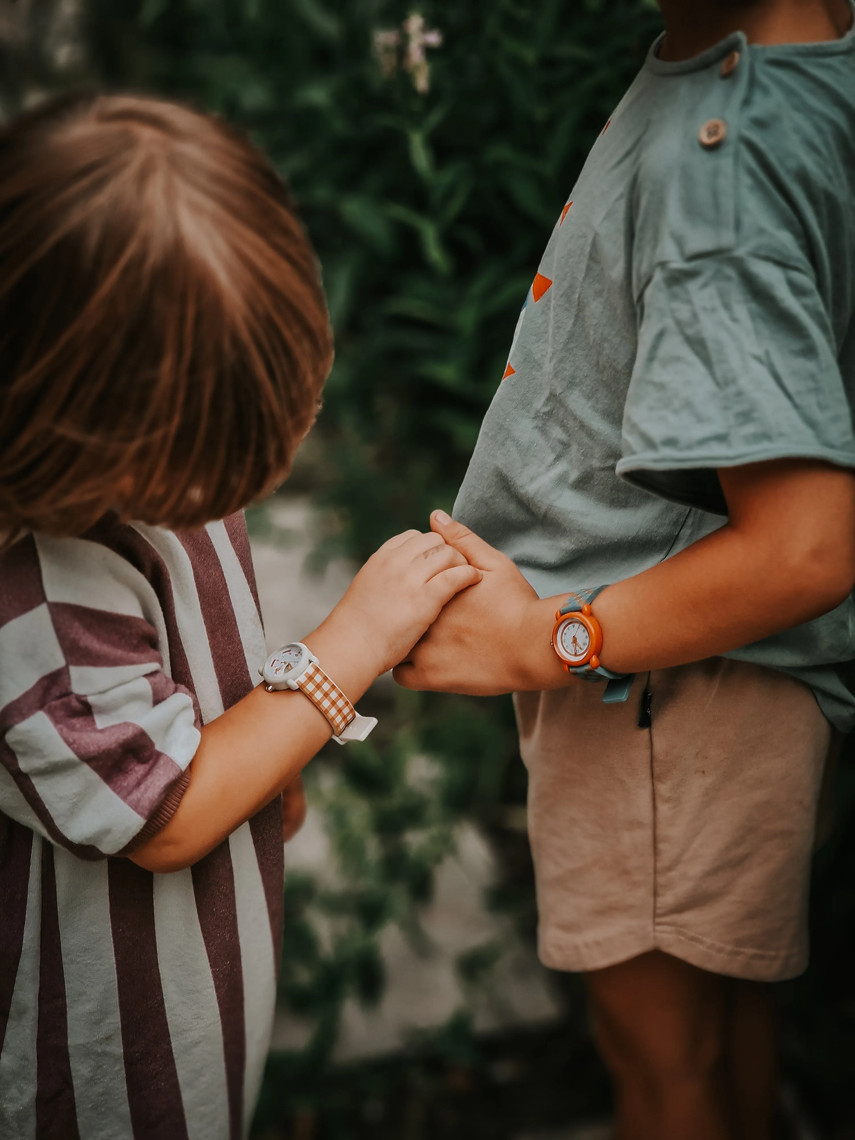 Classic Watches | Silicone   Stainless Steel | Sienna Gingham
