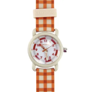 Classic Watches | Silicone   Stainless Steel | Sienna Gingham