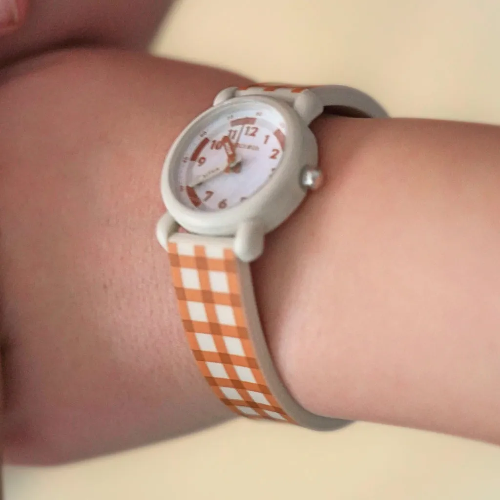 Classic Watches | Silicone   Stainless Steel | Sienna Gingham