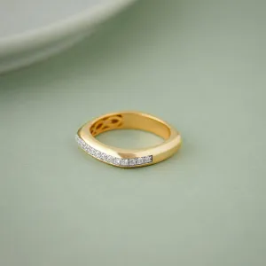Cushion Diamond Band