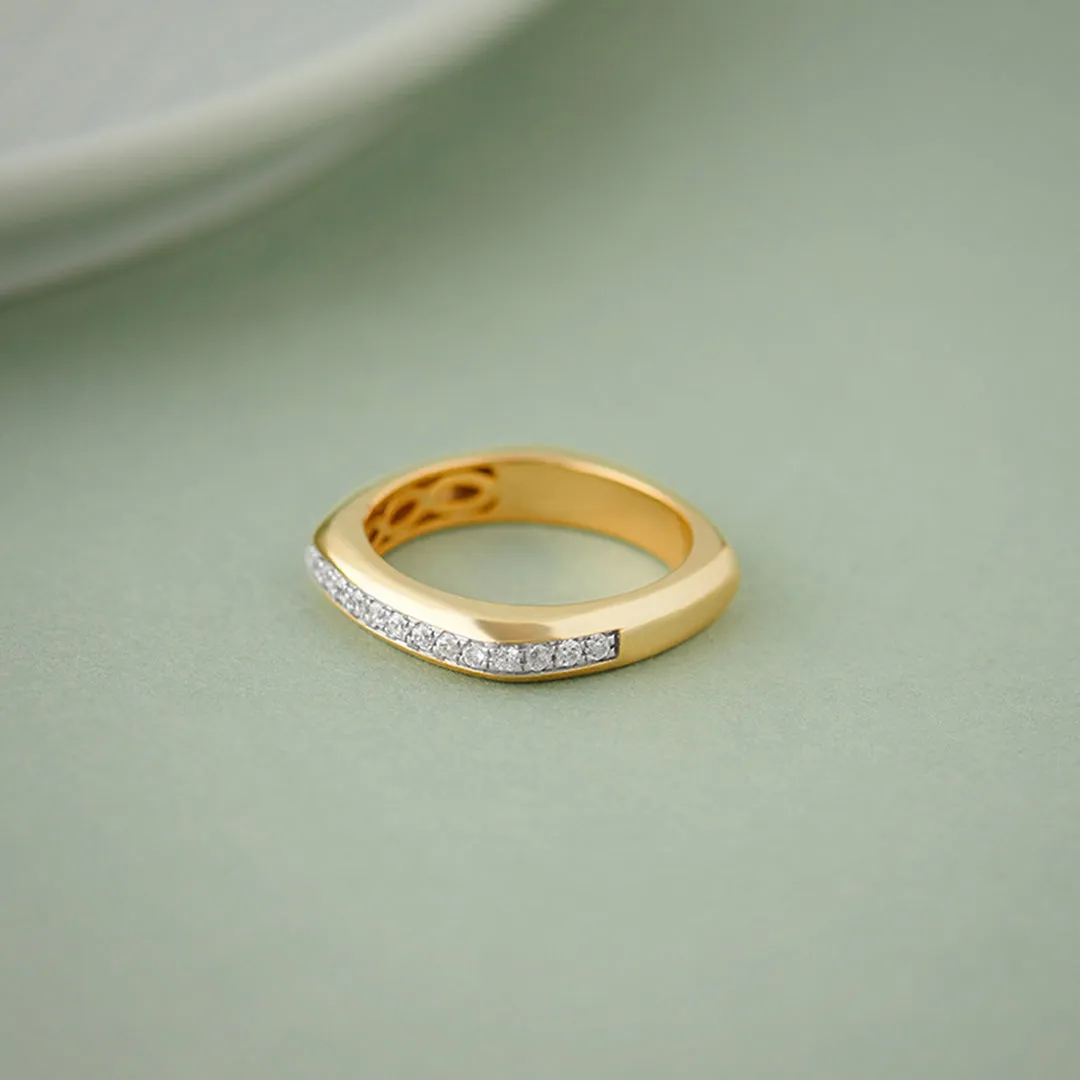 Cushion Diamond Band