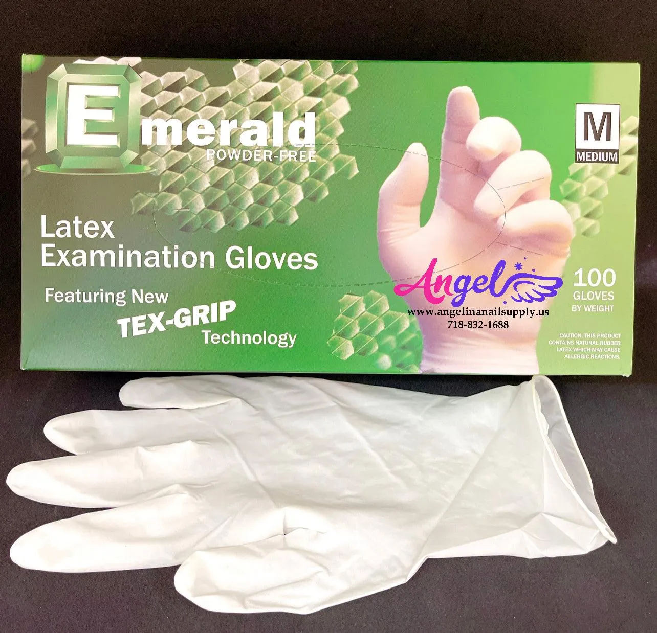 Emerald Latex Glove - Powder Free