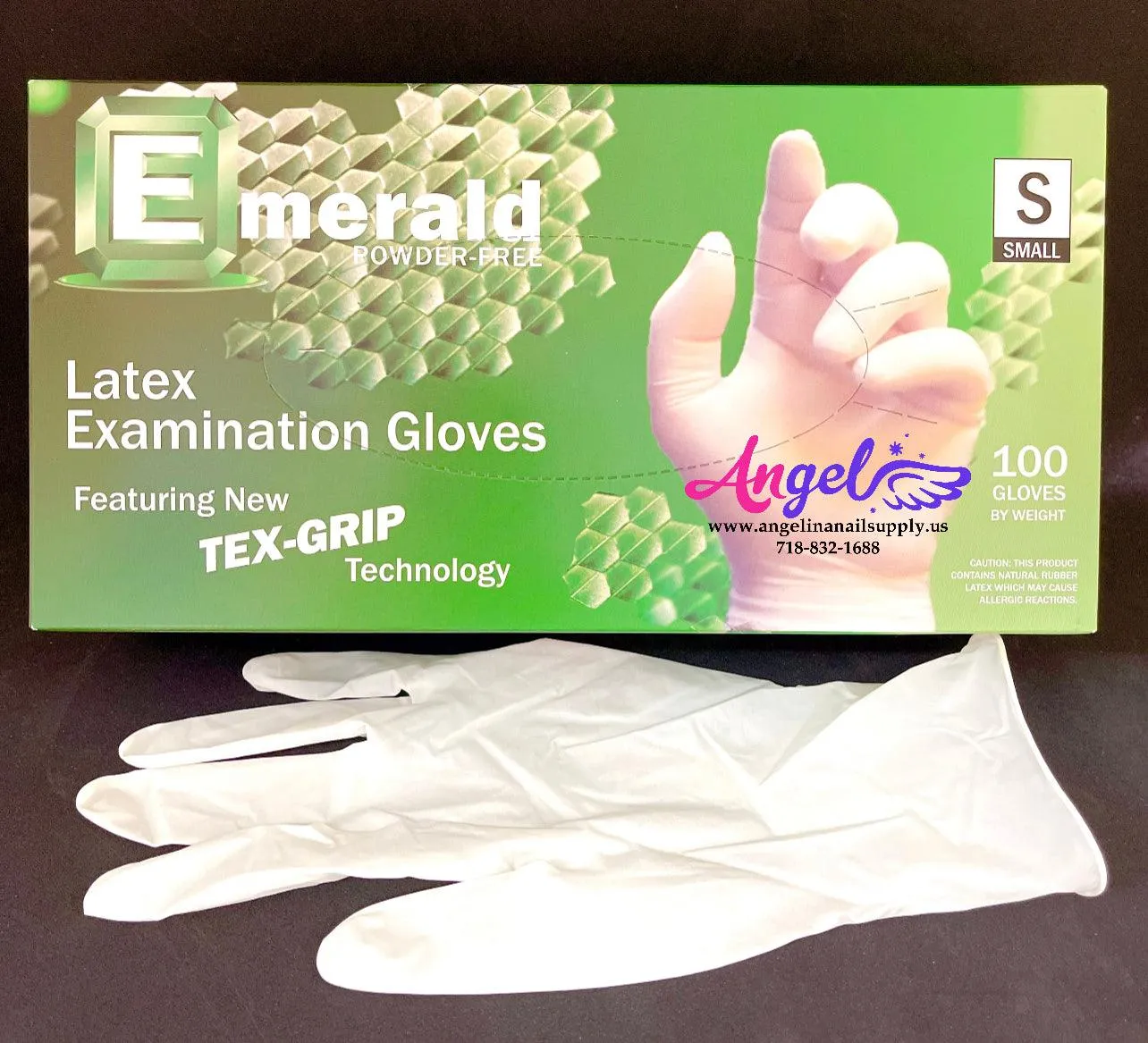 Emerald Latex Glove - Powder Free
