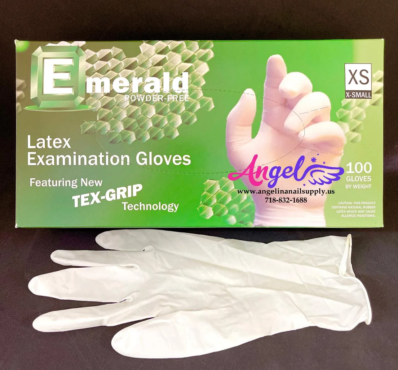 Emerald Latex Glove - Powder Free