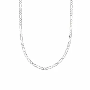 Figaro Chain Necklace Sterling Silver
