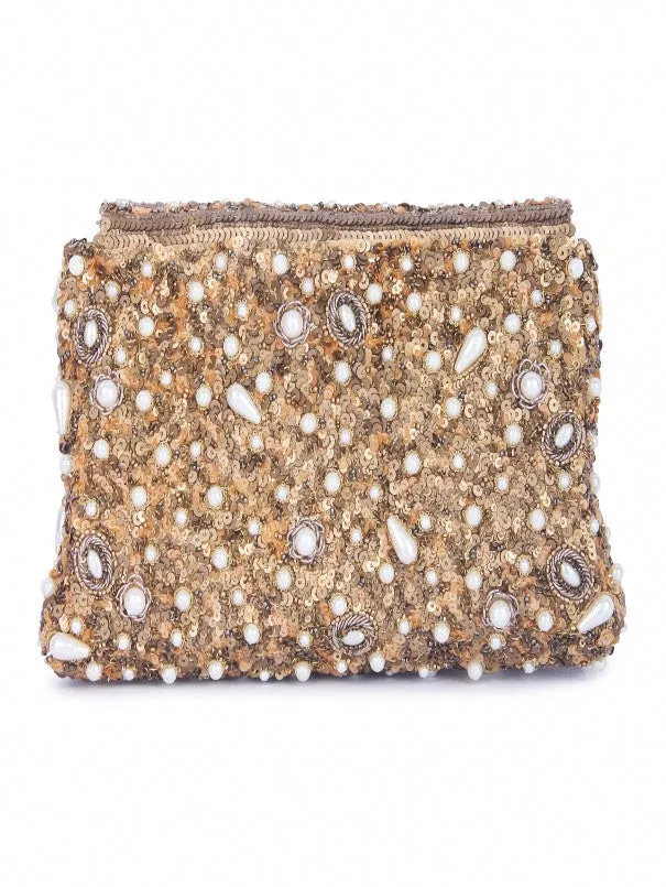 Fusion Copper Clutch Bag