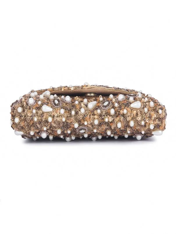Fusion Copper Clutch Bag