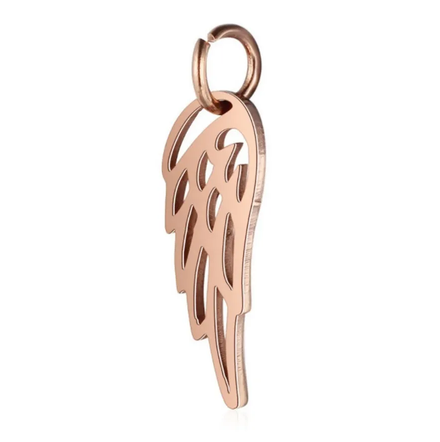 Gold Filled Wing Charms, Wing Charm, Wing Pendant, Sterling Silver Wing, Bird Wing Charm, Tiny Wing Charm, Silver
