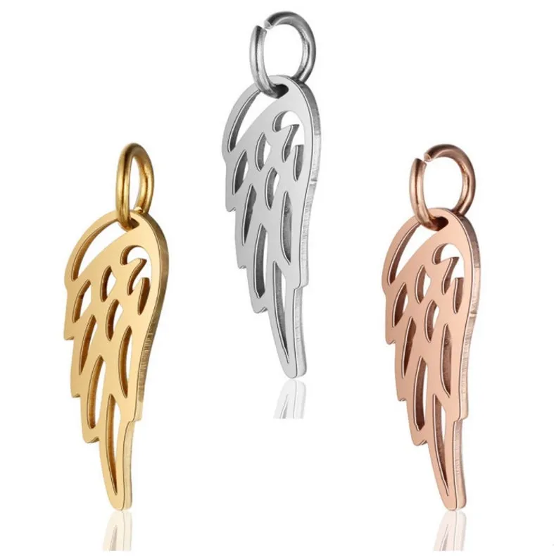 Gold Filled Wing Charms, Wing Charm, Wing Pendant, Sterling Silver Wing, Bird Wing Charm, Tiny Wing Charm, Silver