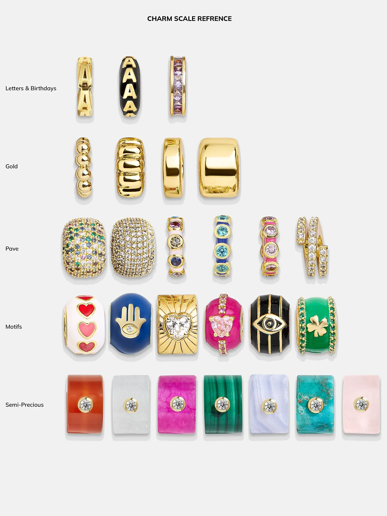 Gold Initial Bead Charm - Z