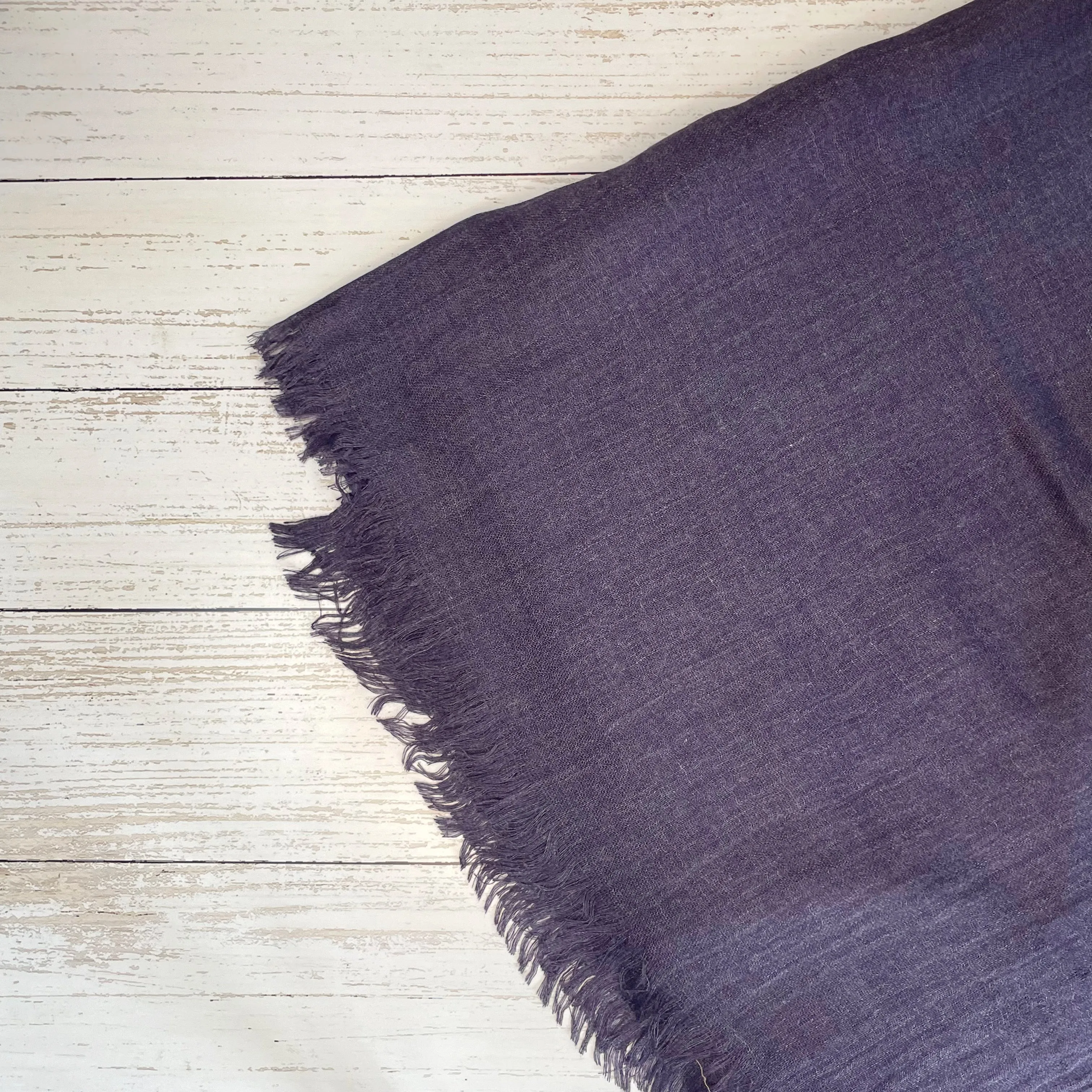 Heather Plain Scarf - Dark Lavender