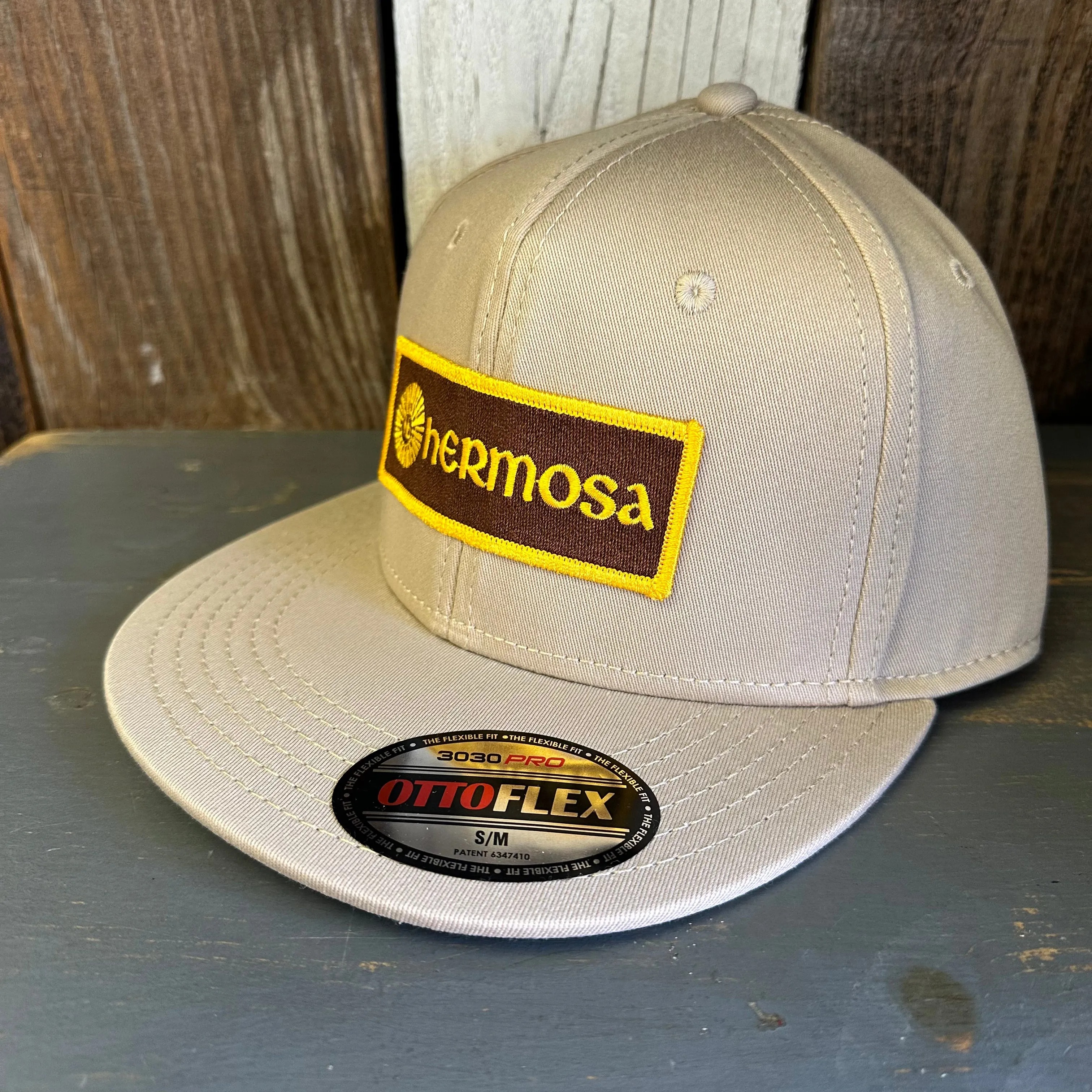 Hermosa Beach AS REAL AS THE STREETS :: OTTO FLEX 3030 PRO Baseball Hat - Khaki