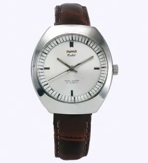 HMT Rohit Para Shock 17 Jewels Silver Dial HandWinding Men's Watch