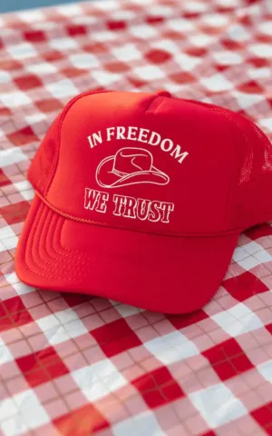 In Freedom We Trust Trucker Hat - DEAL