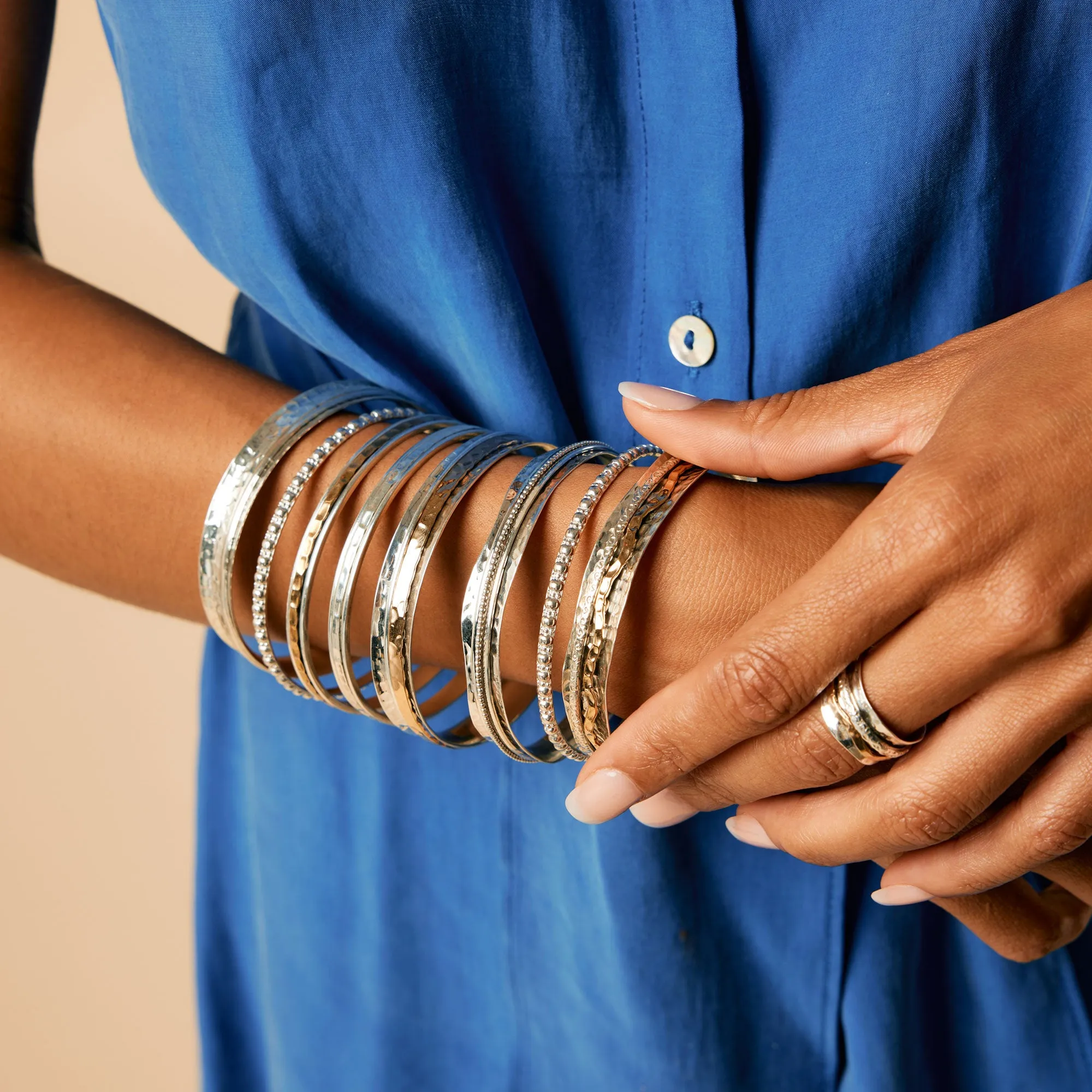 Karma Fortune Spinning Stacking Bangle
