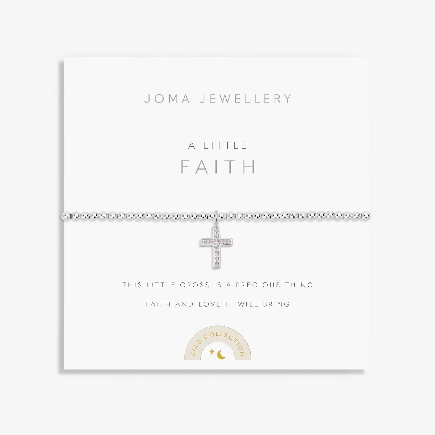 Kids A Little Faith Silver Plated Bracelet C771
