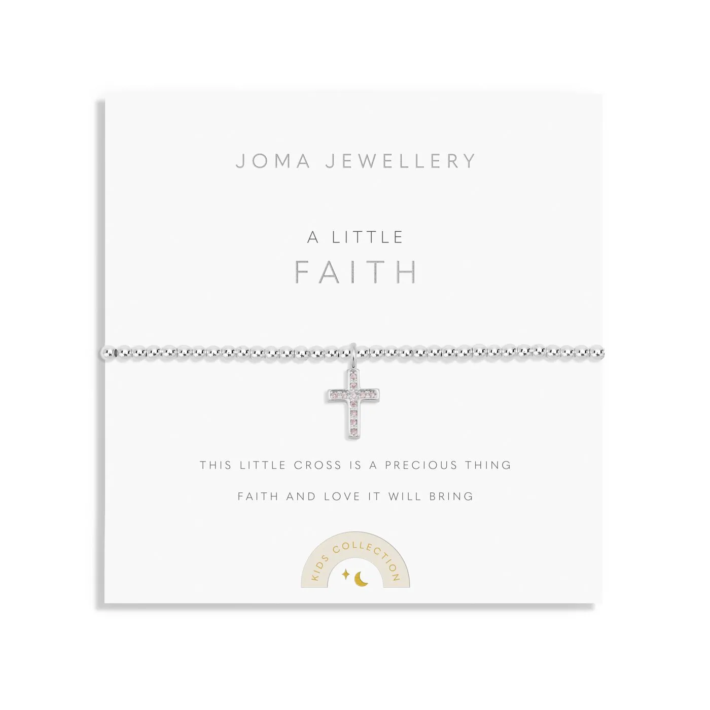 Kids A Little Faith Silver Plated Bracelet C771