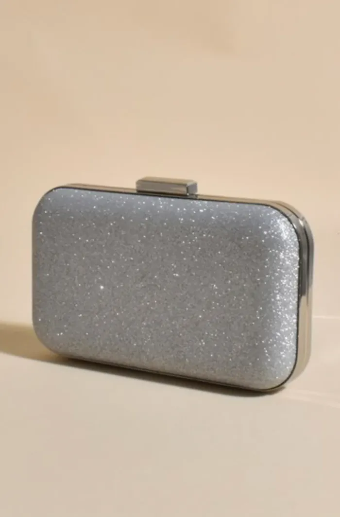 Mariah Clutch - Silver