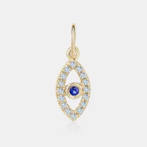Mini Diamond Evil Eye Charm