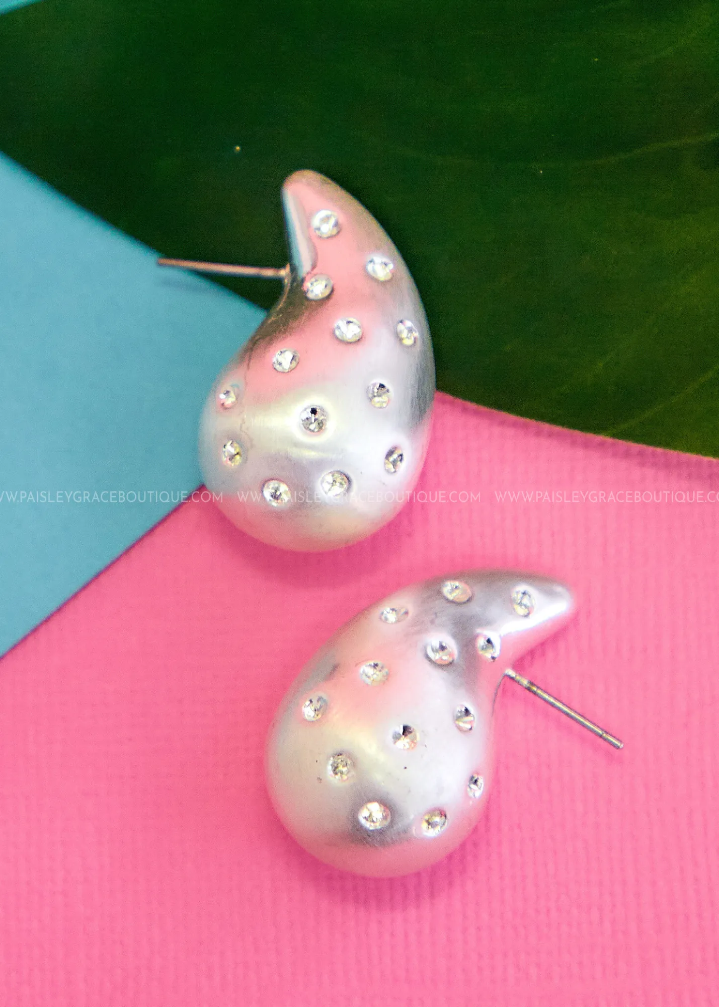 Myra Chunky Rhinestone Earrings
