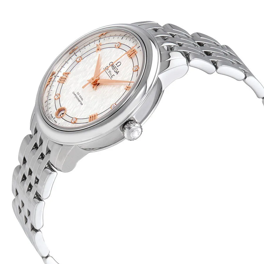 Omega De Ville Prestige Automatic Silver Dial Ladies Watch 424.10.33.20.52.001