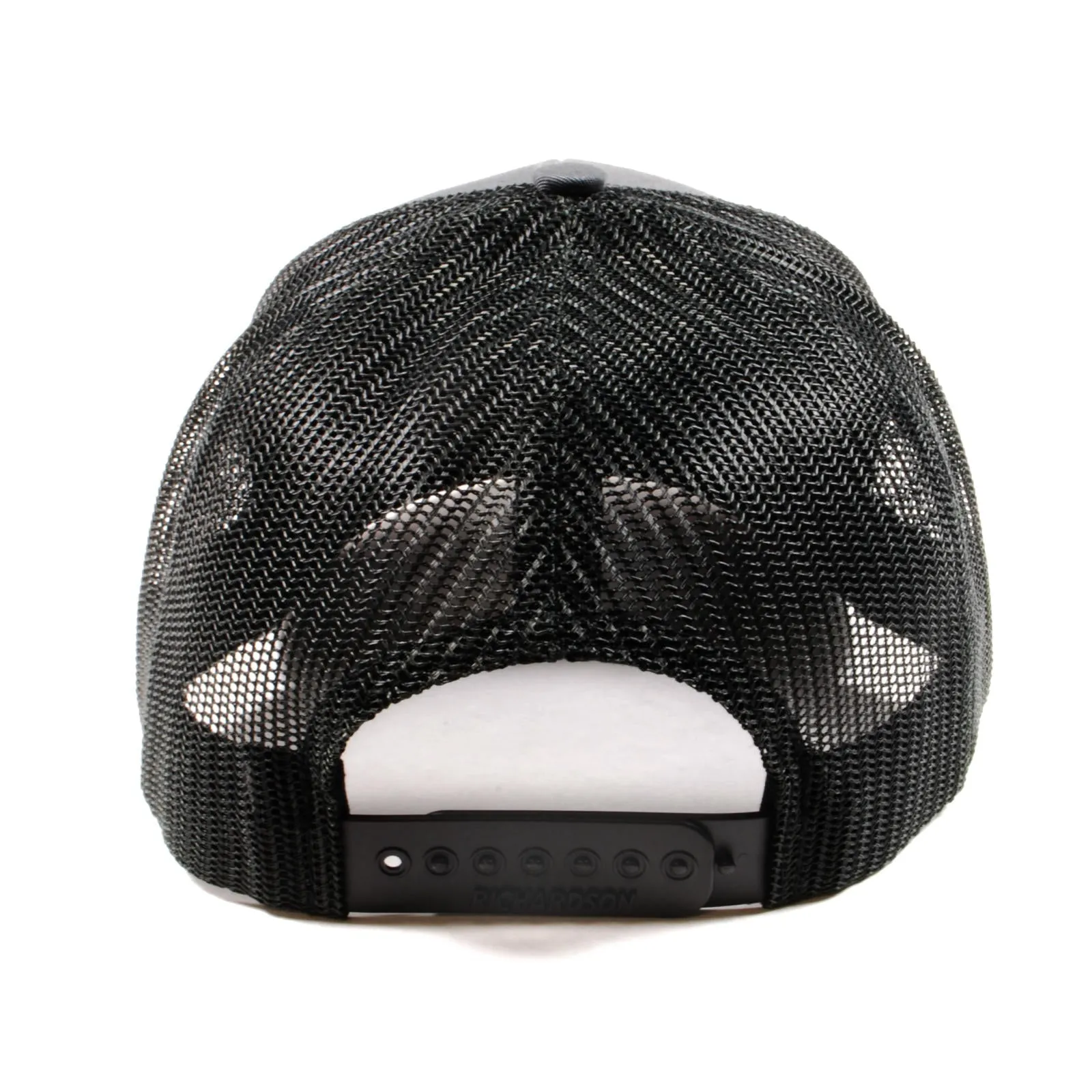 Pacific Fly Fishers Patch Trucker - Sunset Logo - Navy
