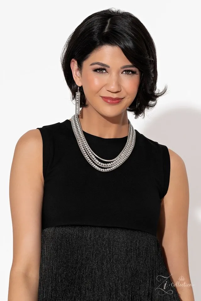 Paparazzi Necklace ~ Tenacious - White