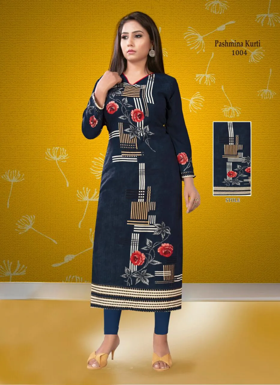 Poorvi Designer Pashmina Vol 1 Designer Kurtis