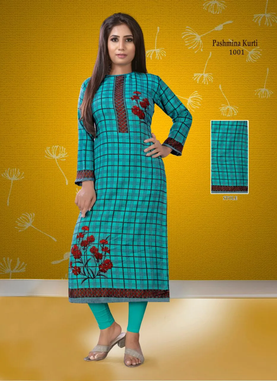 Poorvi Designer Pashmina Vol 1 Designer Kurtis