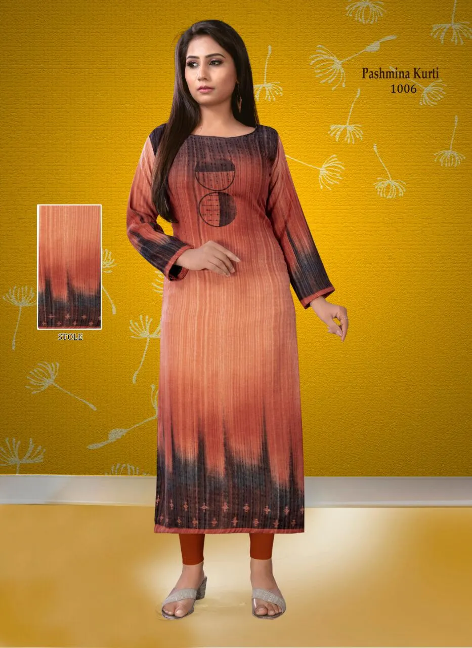Poorvi Designer Pashmina Vol 1 Designer Kurtis