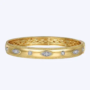 Raya Diamond Thick Bangle