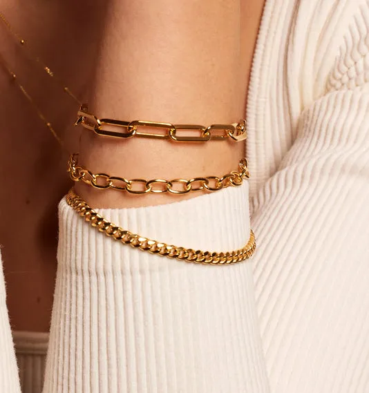 Rectangle Link Bracelet